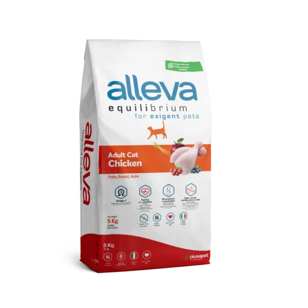 Crocchette per Gatti Equilibrium – Adult (Pollo) 5 KG