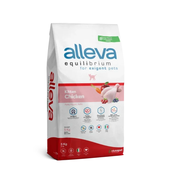 Crocchette per Gatti Alleva Equilibrium - Kitten (Pollo) 5 KG