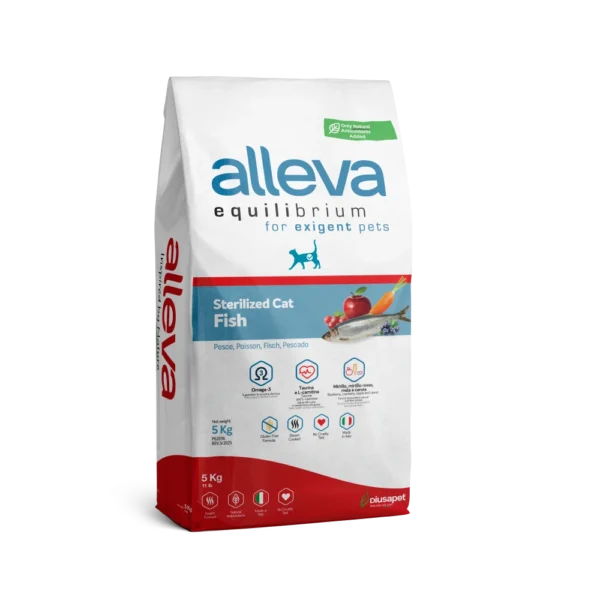 Crocchette per Gatti Equilibrium - Adult Sterilizzati (Pesce) 5 KG