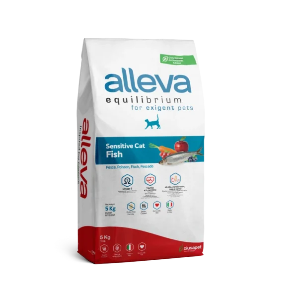 Crocchette per Gatti Equilibrium Sensitive - Adult (Pesce) 5 KG