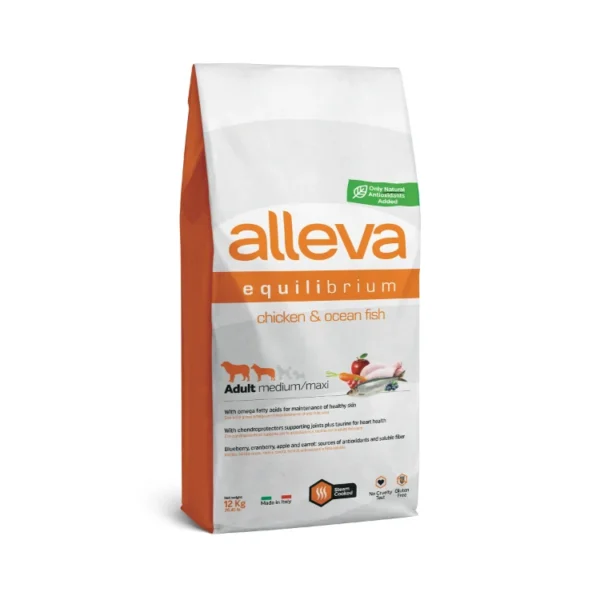 Crocchette per Cani Adulti (Pollo & Pesce) 12KG