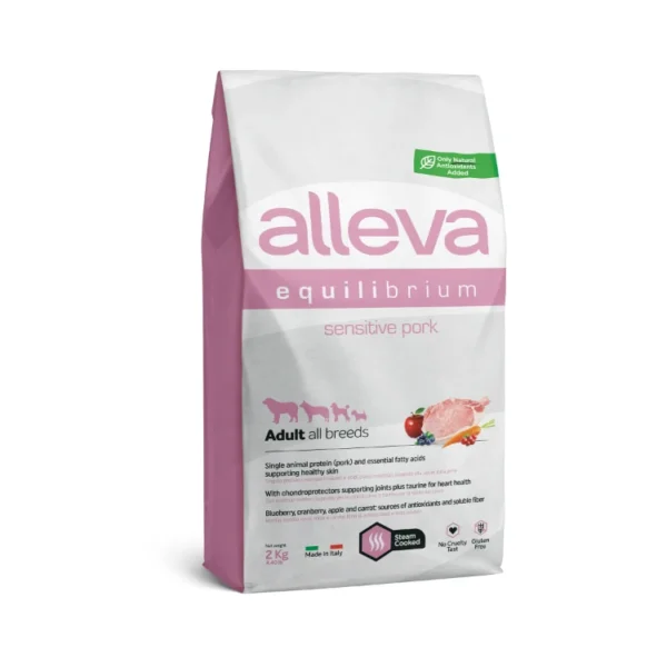 Crocchette Cani Alleva Equilibrium Sensitive (Maiale) 2KG