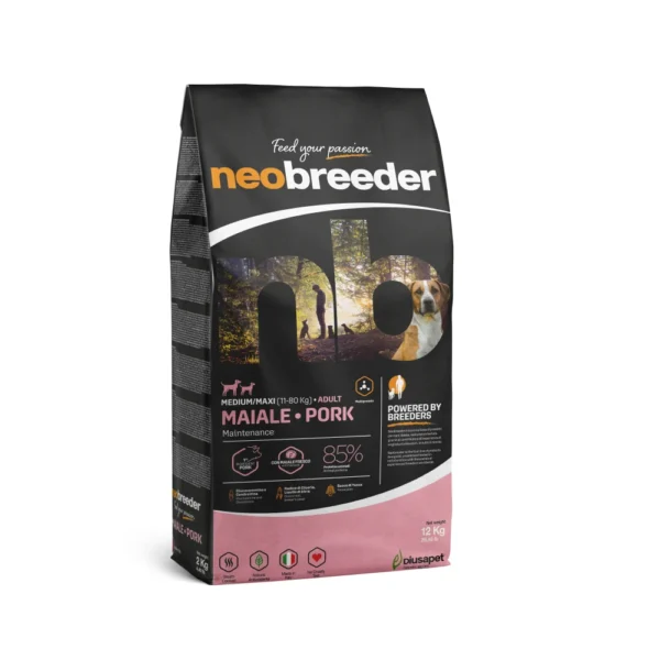 P10241 NEOBREEDER DOG ADULT PORK MEDIUM MAXI 12 KG