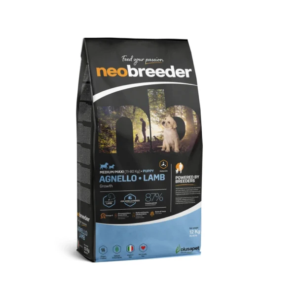 P10249 NEOBREEDER DOG PUPPY LAMB MEDIUM LARGE 12 KG