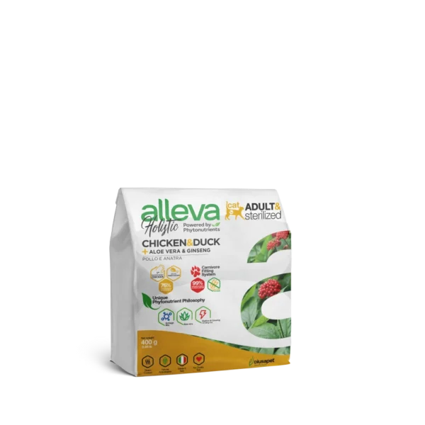 Crocchette per Gatti Holistic – Adult (Pollo E Anatra) 0.400 KG