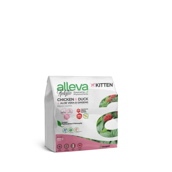 Crocchette per Gatti Holistic – Kitten (Pollo E Anatra) 0.400 KG