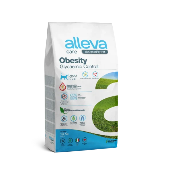 Crocchette per Gatto Linea Veterinaria Care - Adult Obesity Glycemic Control 1.5 KG