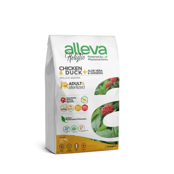 Crocchette per Gatti Holistic – Adult (Pollo & Anatra) 1.5 KG