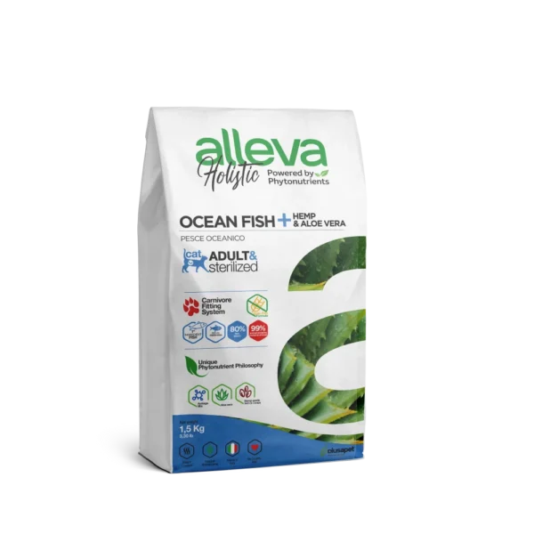 Crocchette per Gatti Holistic – Adult (Pesce) 1.5 KG